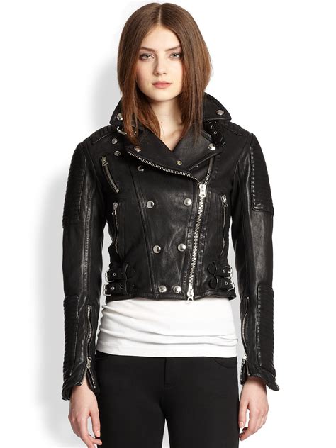 burberry brit leather jacket ebay|Burberry Brit jackets on sale.